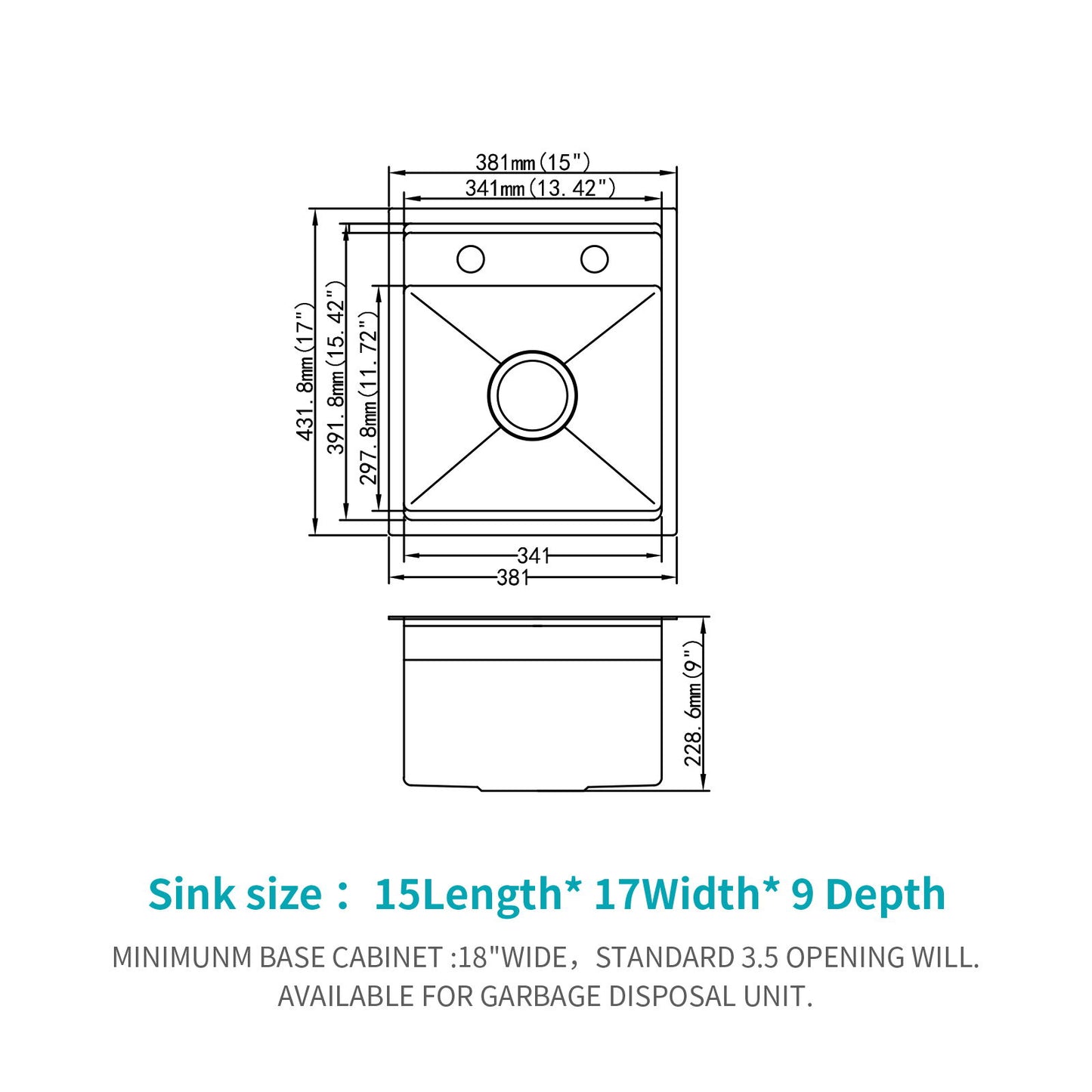 Modern Undermount Bar Sink With Folding Faucet Daily Nest