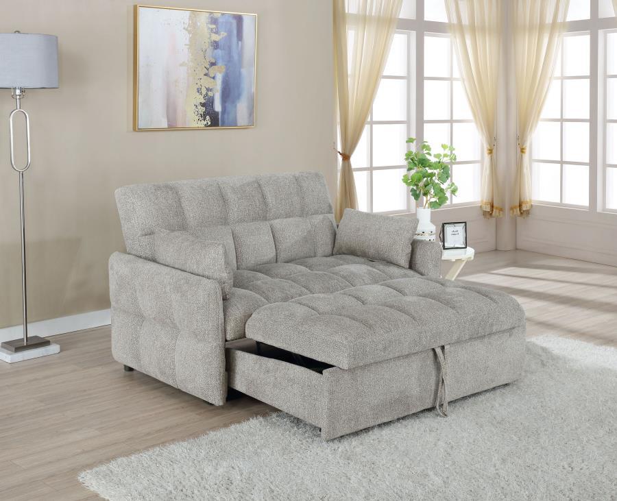 Cotswold - Upholstered Convertible Sleeper Sofa Bed CoasterEssence