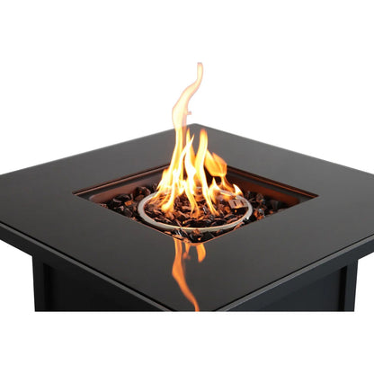 Powdercoated Fire Pit With Top LSI Patio Furniture