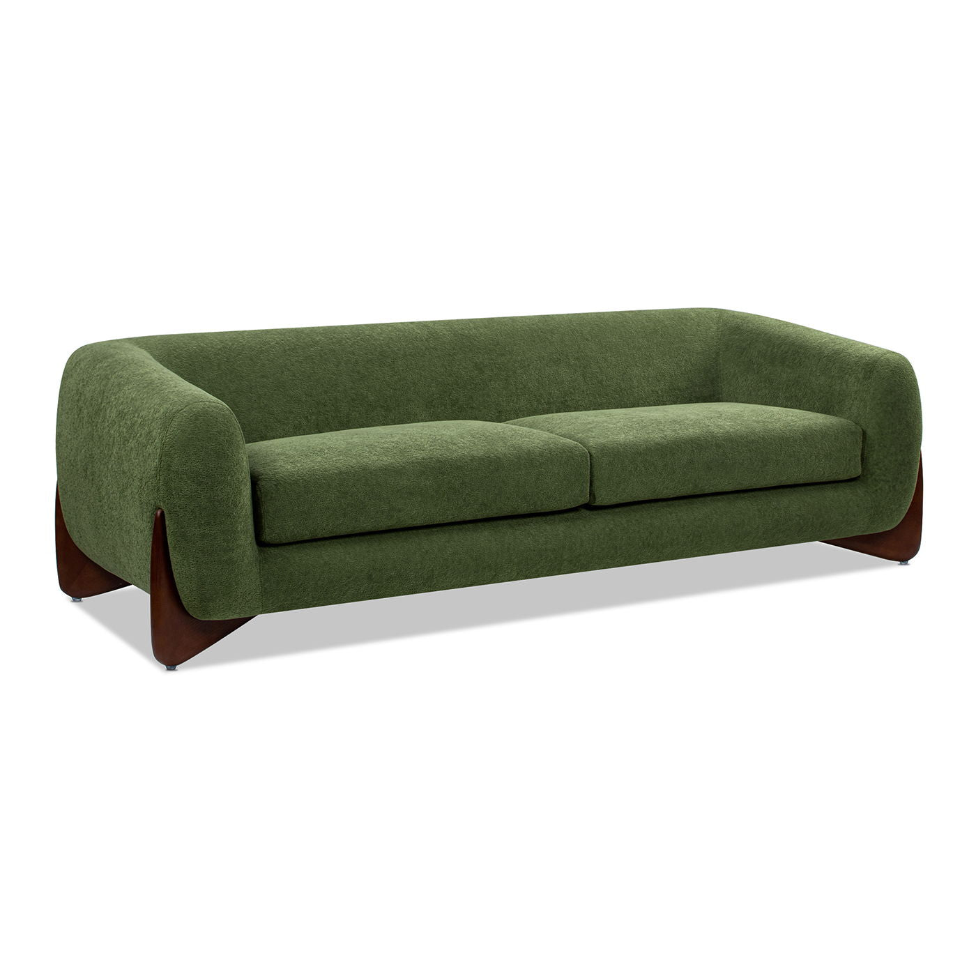 Alpine - Luxurious Upholstery Sherpa Sofa Jennifer Taylor Home
