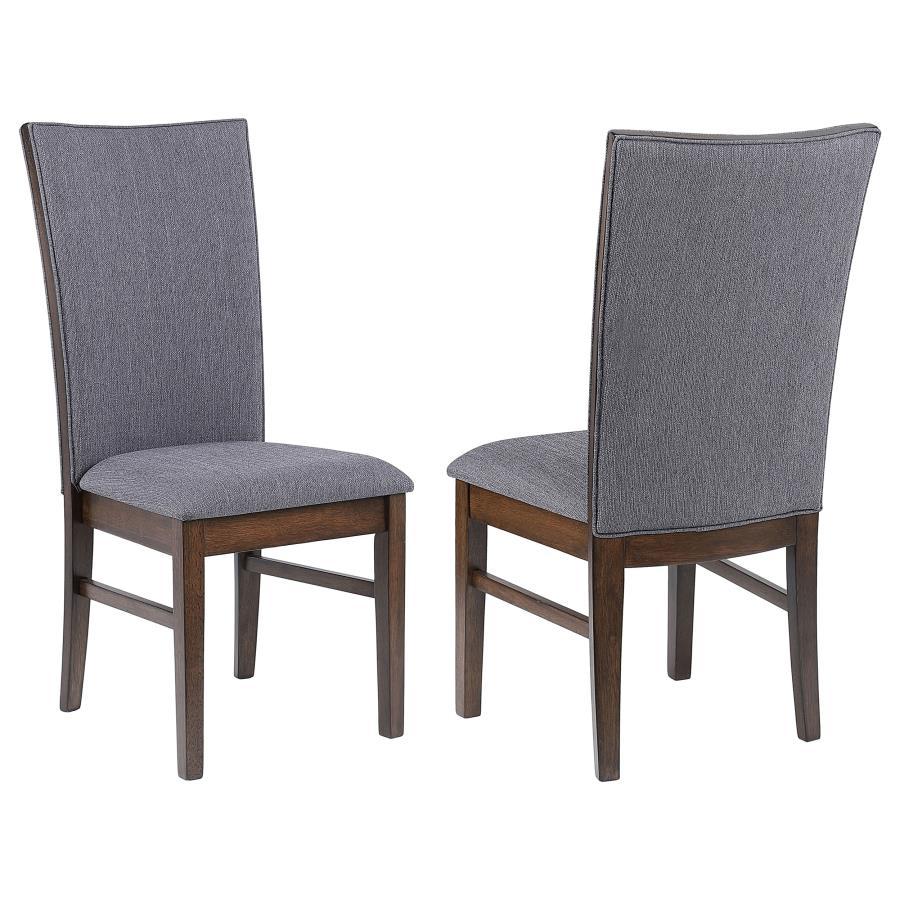 Sherwood - Upholstered Dining Side Chair (Set of 2) - Gray Coaster Fine Furniture
