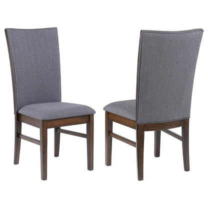 Sherwood - Upholstered Dining Side Chair (Set of 2) - Gray Coaster Fine Furniture