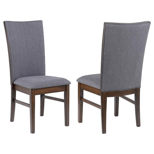 Sherwood - Upholstered Dining Side Chair (Set of 2) - Gray Coaster Fine Furniture