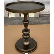 Del Mar - Pedestal Accent Table - Bronze