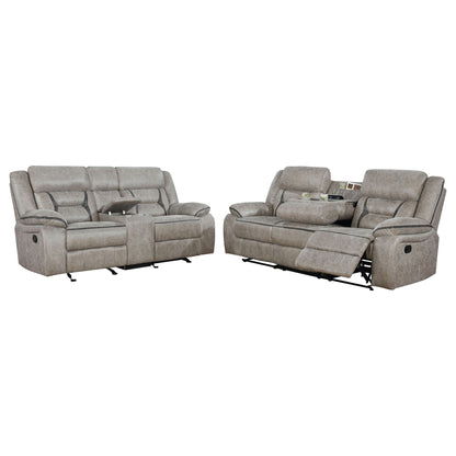 Brazelton - 2 Piece Pillow Top Arm Motion Living Room Set Furniture Max