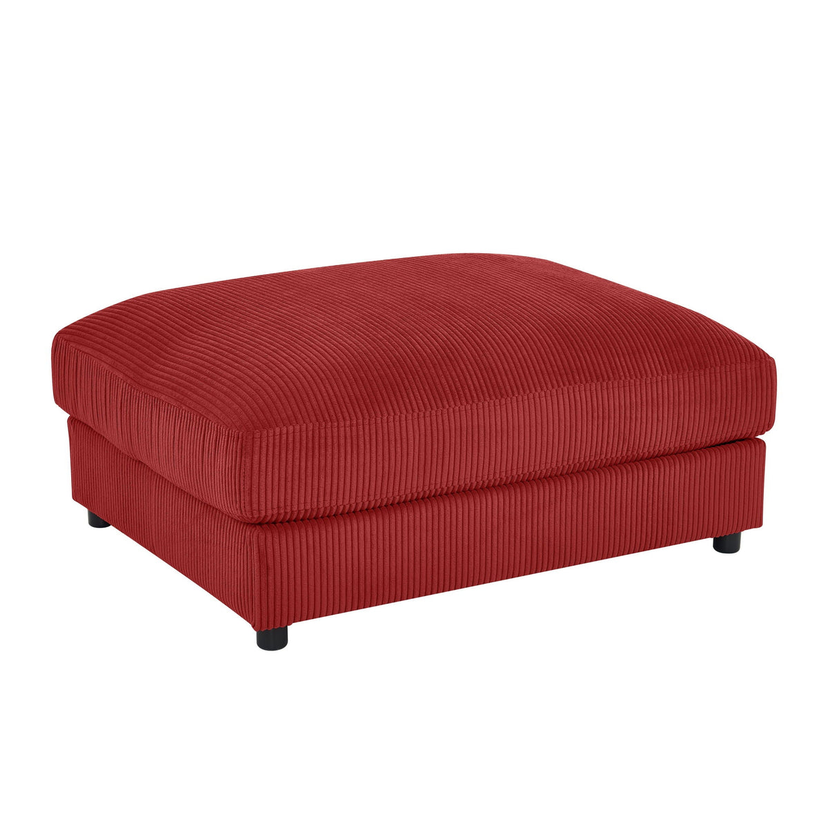 Upholstered Rectangle Ottoman Home Essentials