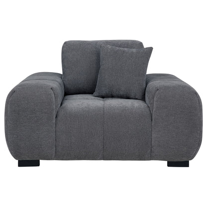 Plather - Track Arm Accent Chair Furniture Max
