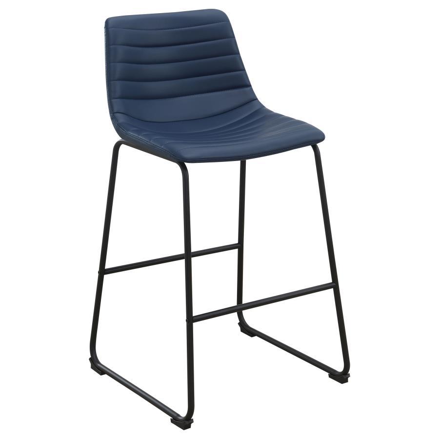 Zuni - Faux Leather Upholstered Bar Chair (Set of 2) CoasterEveryday