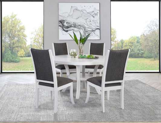 Judd - Round Wood Dining Table Set Coaster Fine Furniture