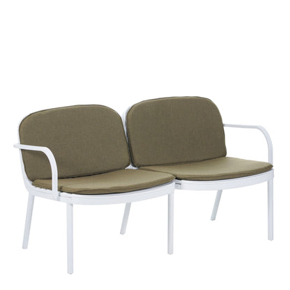 Luna - Outdoor Patio Loveseat Noble House