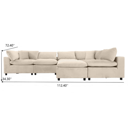 Hayward - Modular Sectional Sofa - Ivory Ashcroft Furniture
