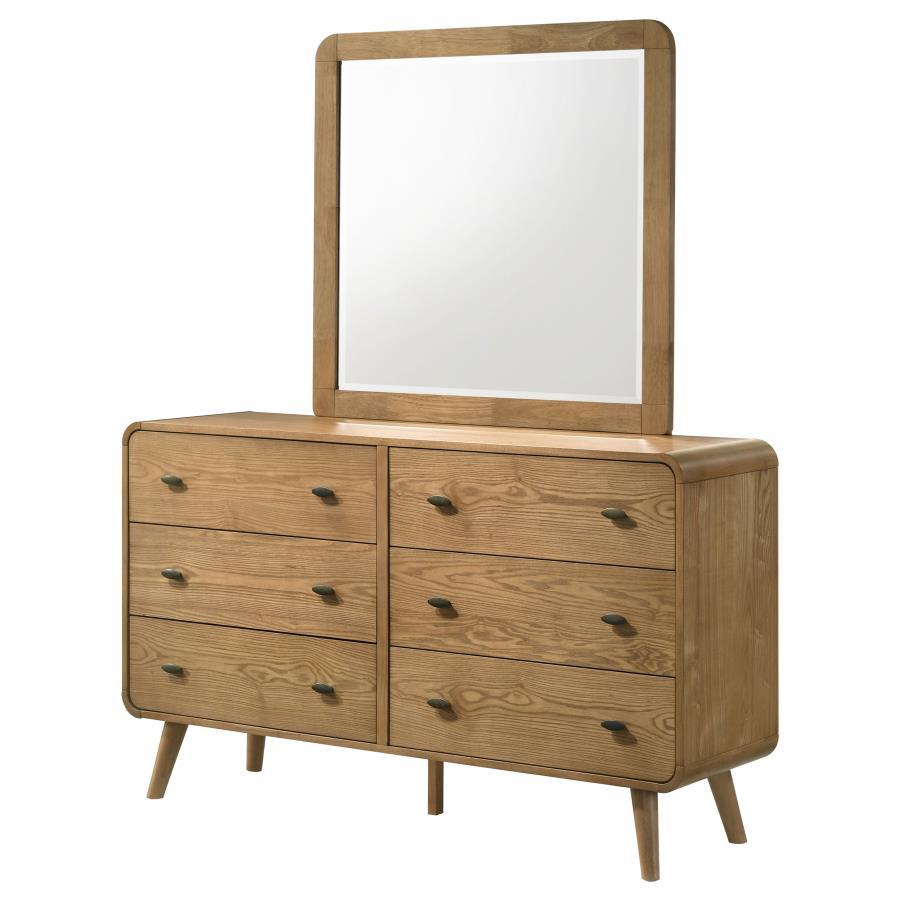 Robyn - 6-Drawer Bedroom Dresser And Mirror CoasterEssence