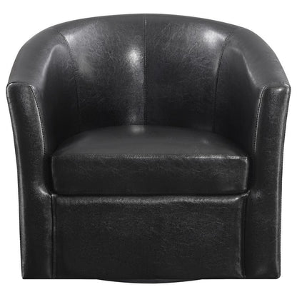 Turner - Upholstered Barrel Back Swivel Chair CoasterEssence