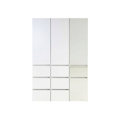 Elise - Modular Closet System With Mirror For Custom Storage Solutions - White Home Essentials