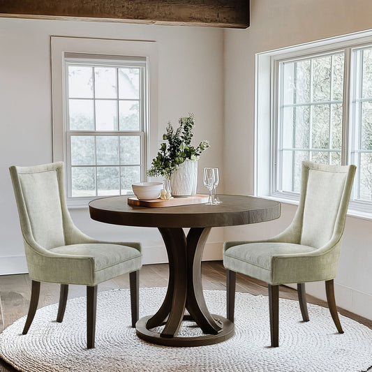 Ultra - Dining Side Chair (Set of 2) - Light Green Multi Madison Park Signature