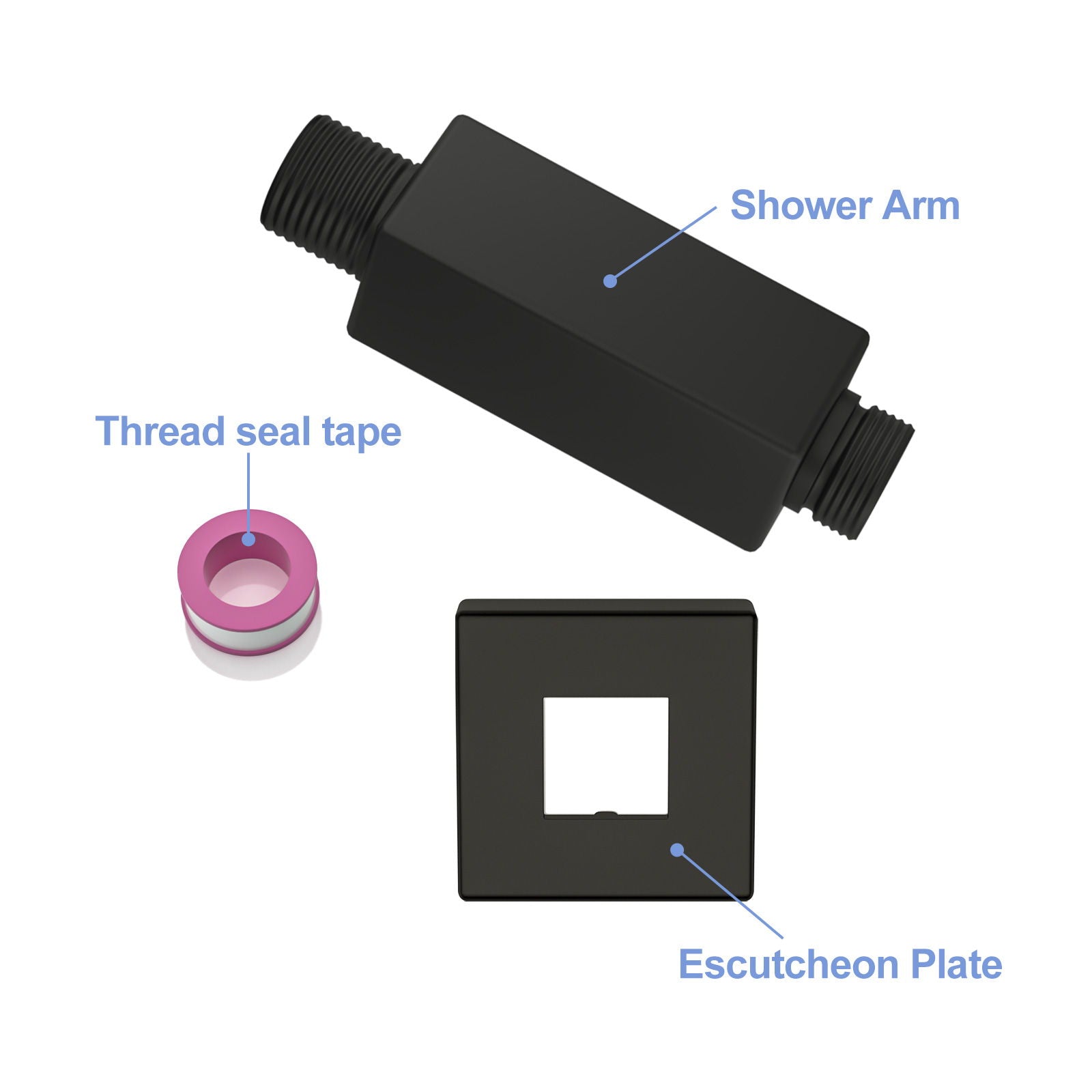 Ceiling Mounted Shower Arm With Flange Stainless Steel Daily Nest