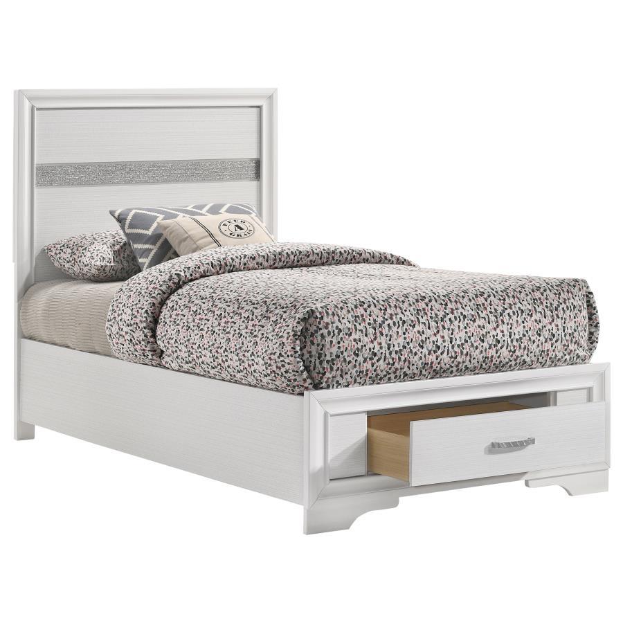 Miranda - Wood Storage Panel Bed CoasterEveryday