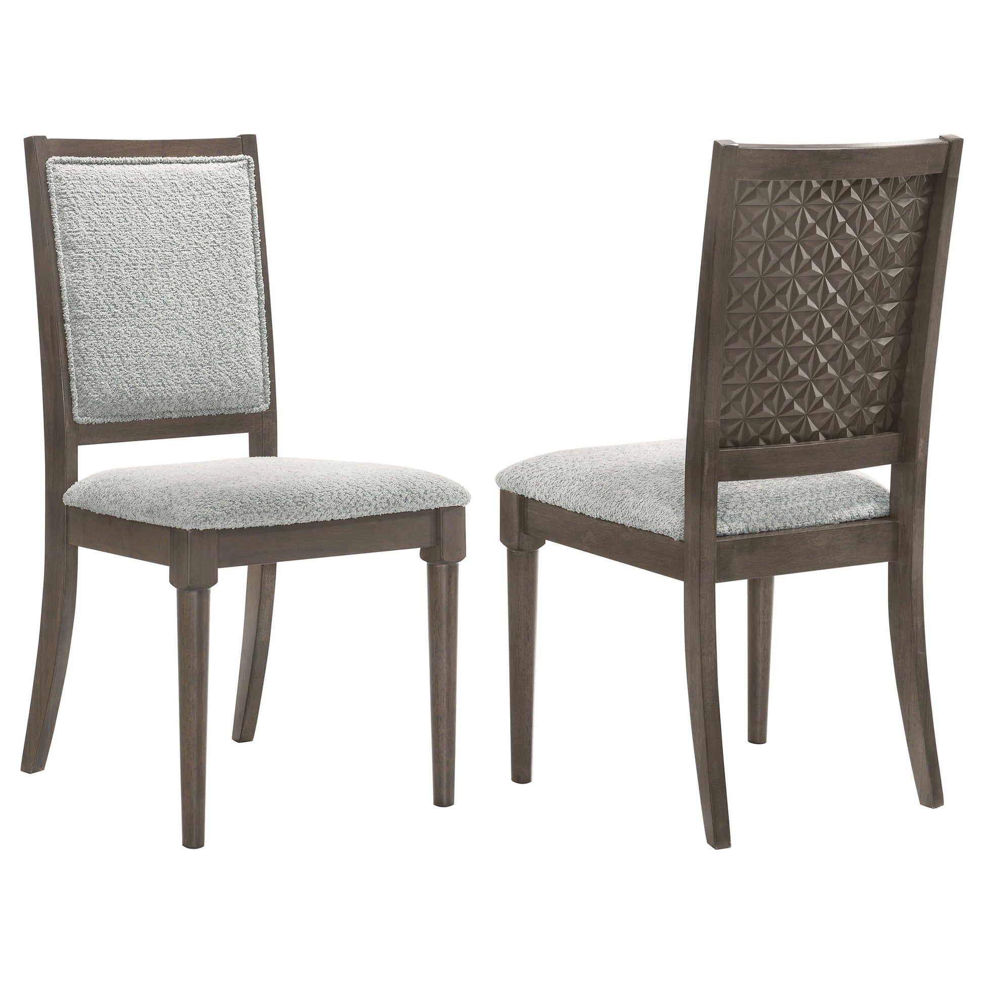 Onslow - Upholstered Dining Side Chair (Set of 2) - Dark Brown Coaster Fine Furniture