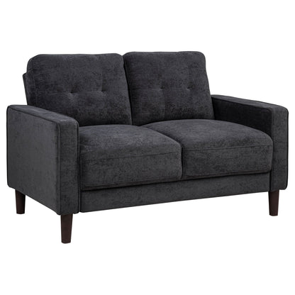 Heather - Track Arm Tufted Loveseat Furniture Max