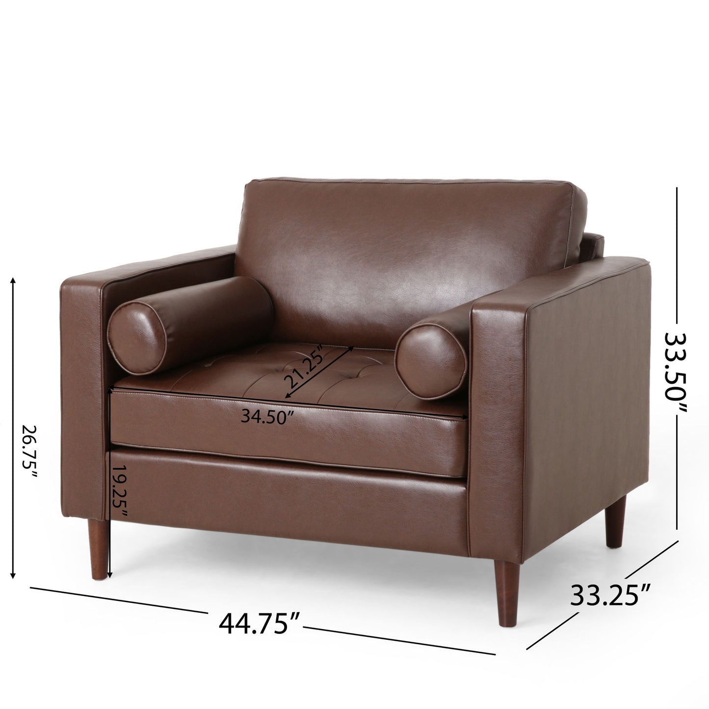 Sophisticated Club Chair With Relaxing Comfor Noble House