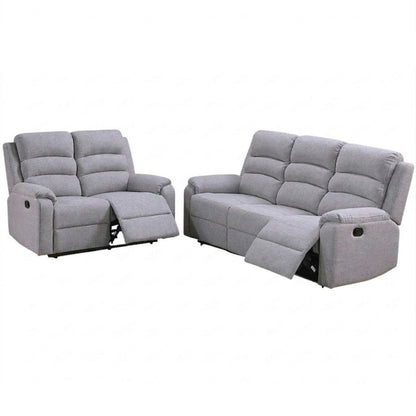 Modern Living Room Set With Manual Recliner Home Essentials