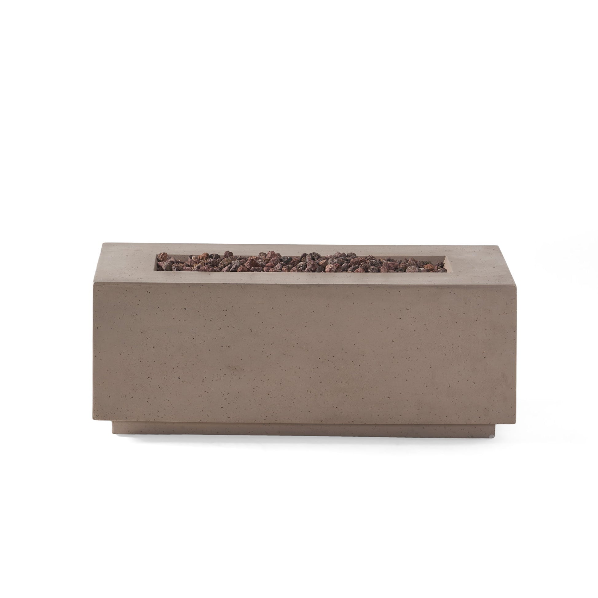 Contemporary Outdoor 40,000 Btu Propane Fire Pit Noble House