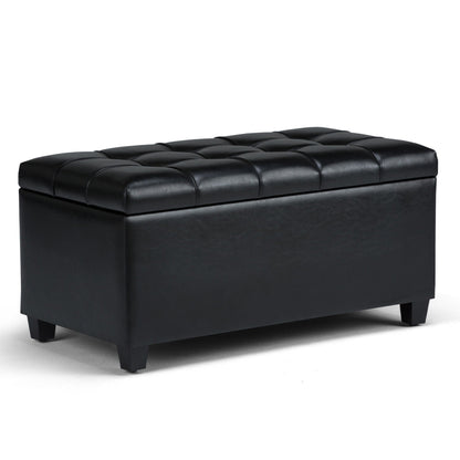 Sienna - Upholstered Storage Ottoman Bench Simpli-Home