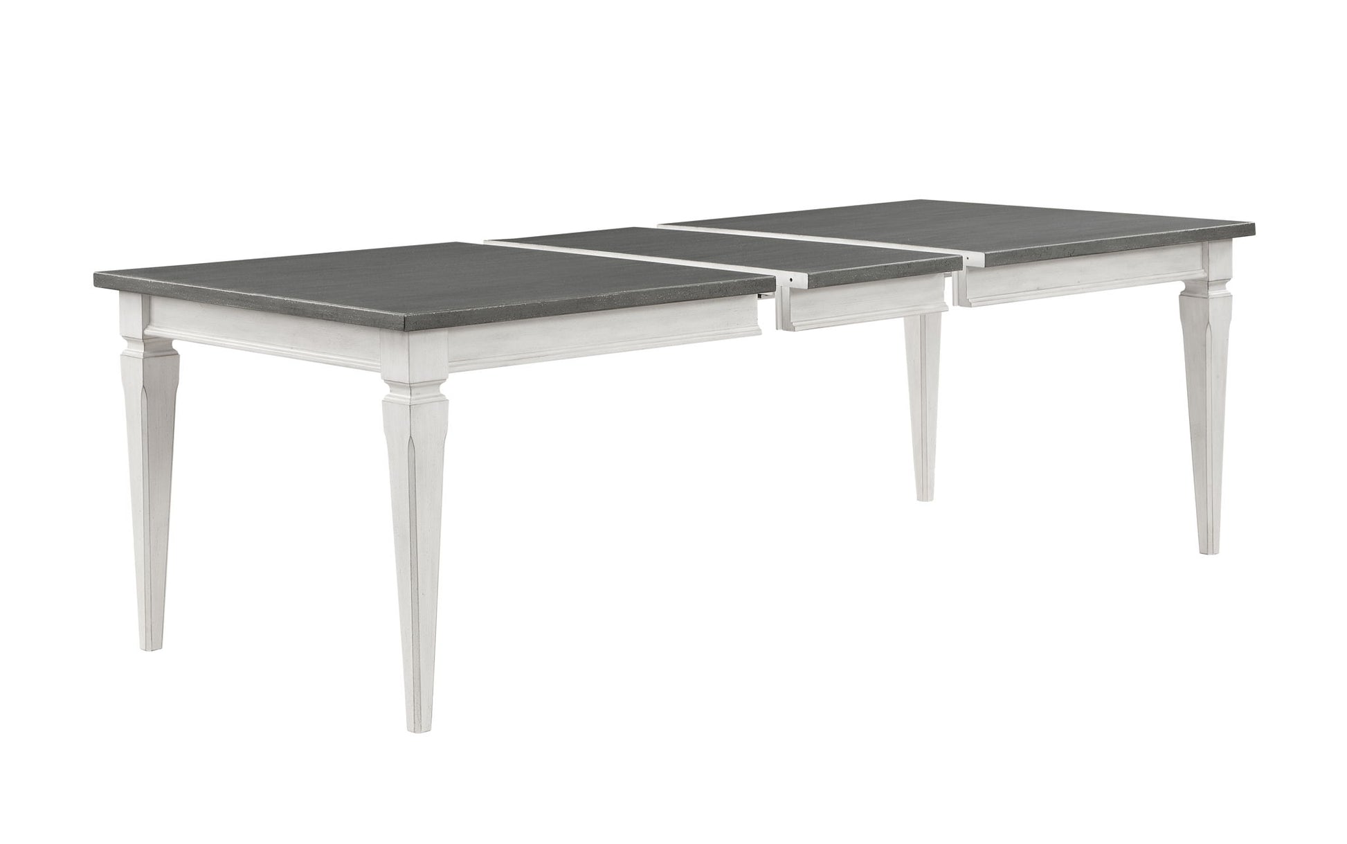 Katia - Dining Table With Leaf - Gray / White Acme