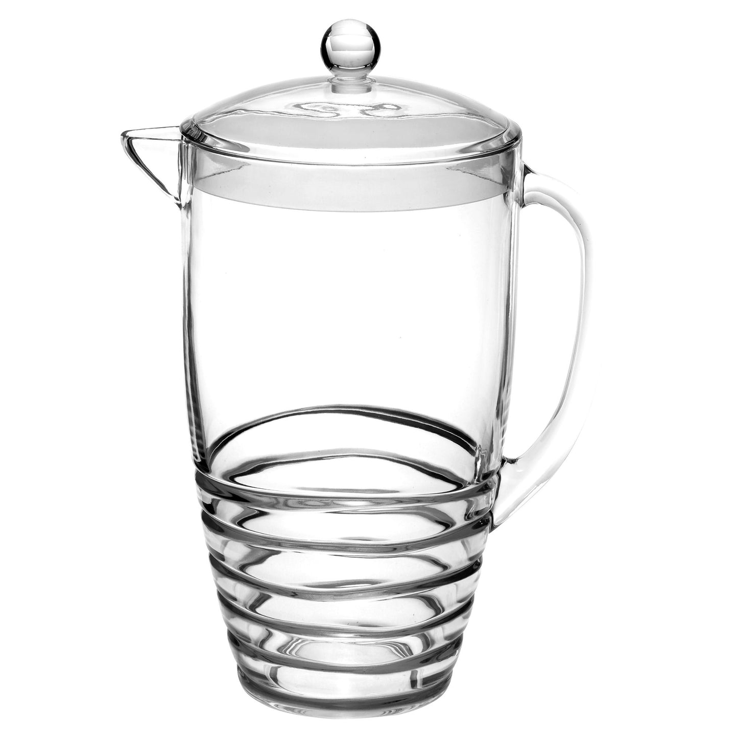 Swirl Unbreakable Plastic Water Pitcher With Lid And Spout Daily Nest