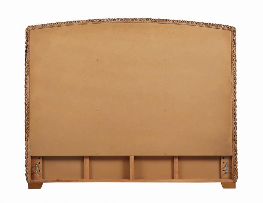 Laughton - Woven Banana Leaf Headboard CoasterEssence