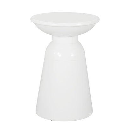 Outdoor Modern Metal End Large Table Noble House