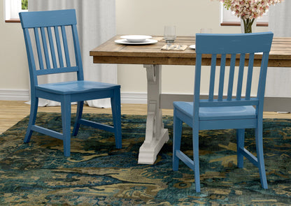 Haidel - Slat Back Dining Chairs (Set of 2) Emerald Home