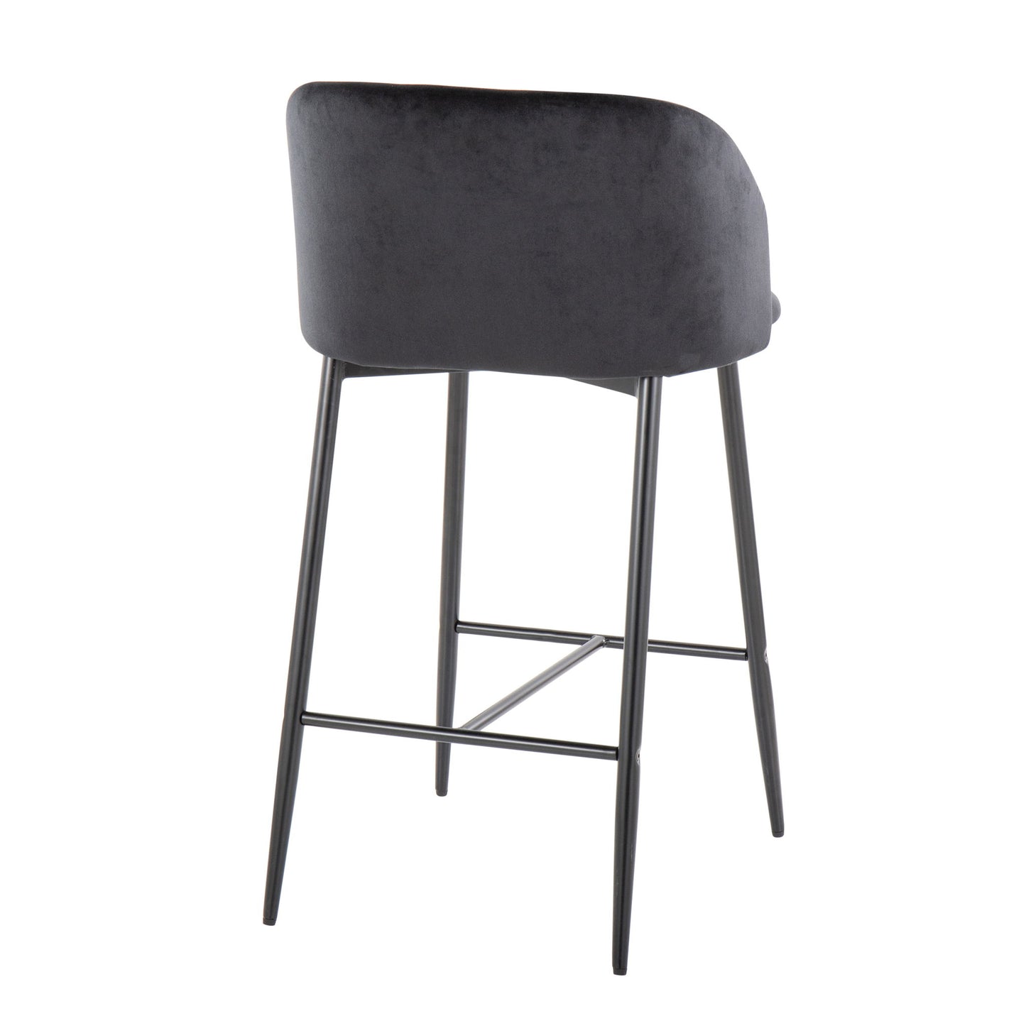 Fran - Contemporary Fixed Height Counter Stool (Set of 2) Lumi Source