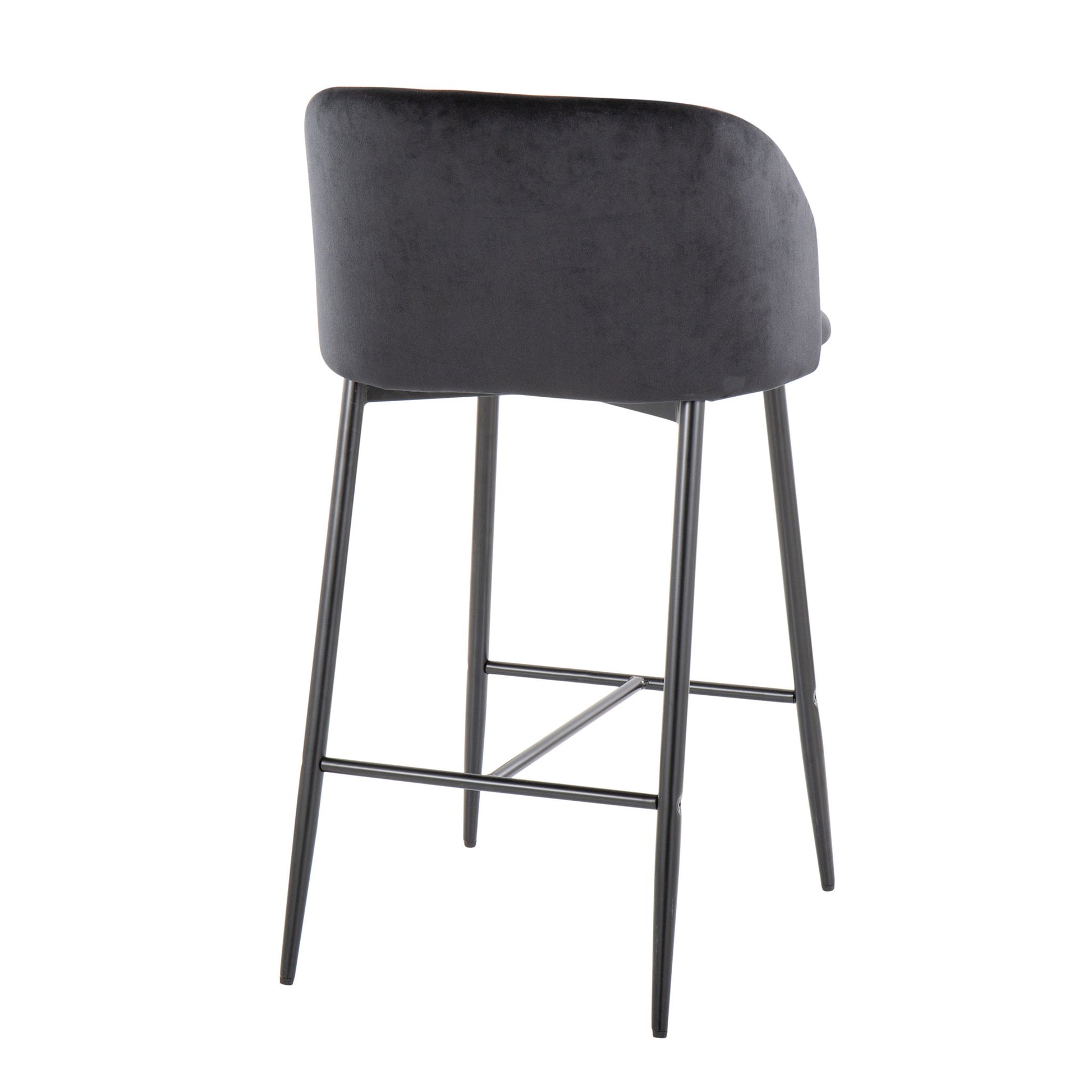 Fran - Contemporary Fixed Height Counter Stool (Set of 2) Lumi Source