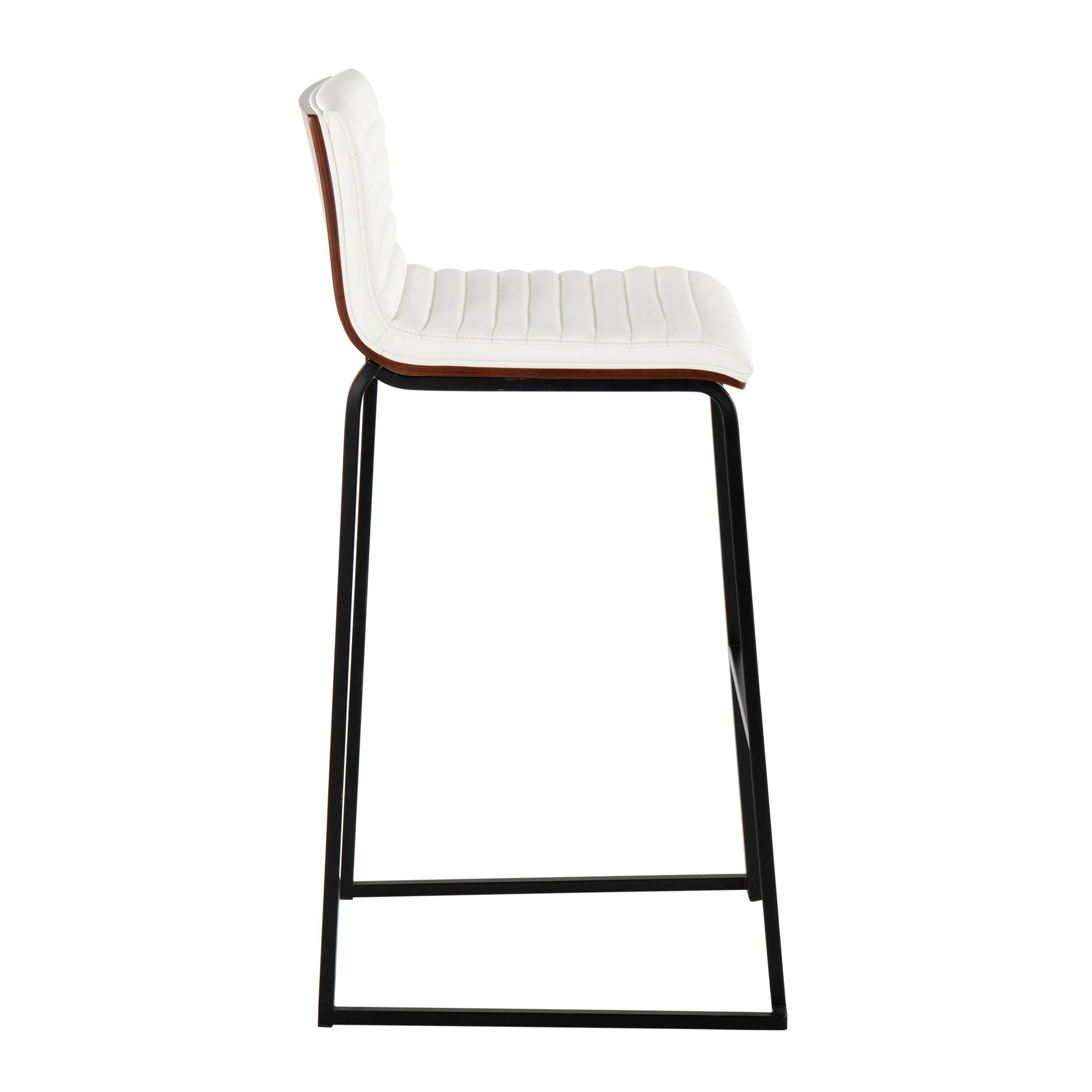 Mason Mara - Contemporary, Fixed Height Barstool (Set of 2) Lumi Source