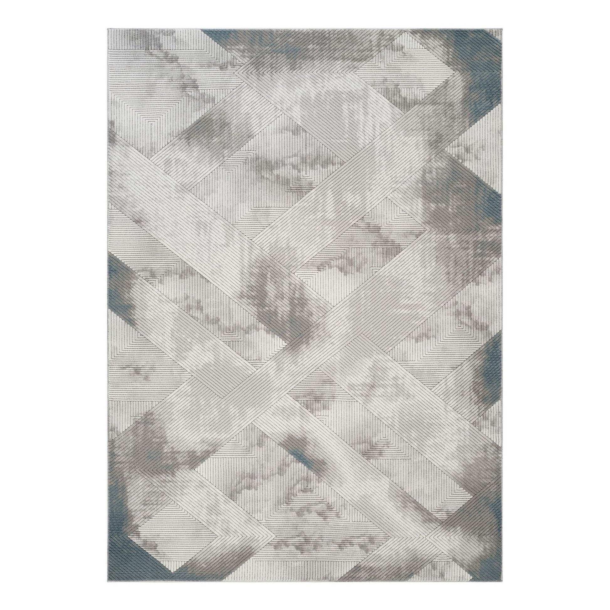 Geometrix - Contemporary Rug With 3D Effect Icona Home Decor