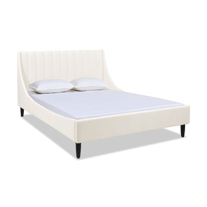 Aspen - Vertical Tufted Modern Headboard Platform Bed Set Jennifer Taylor Home