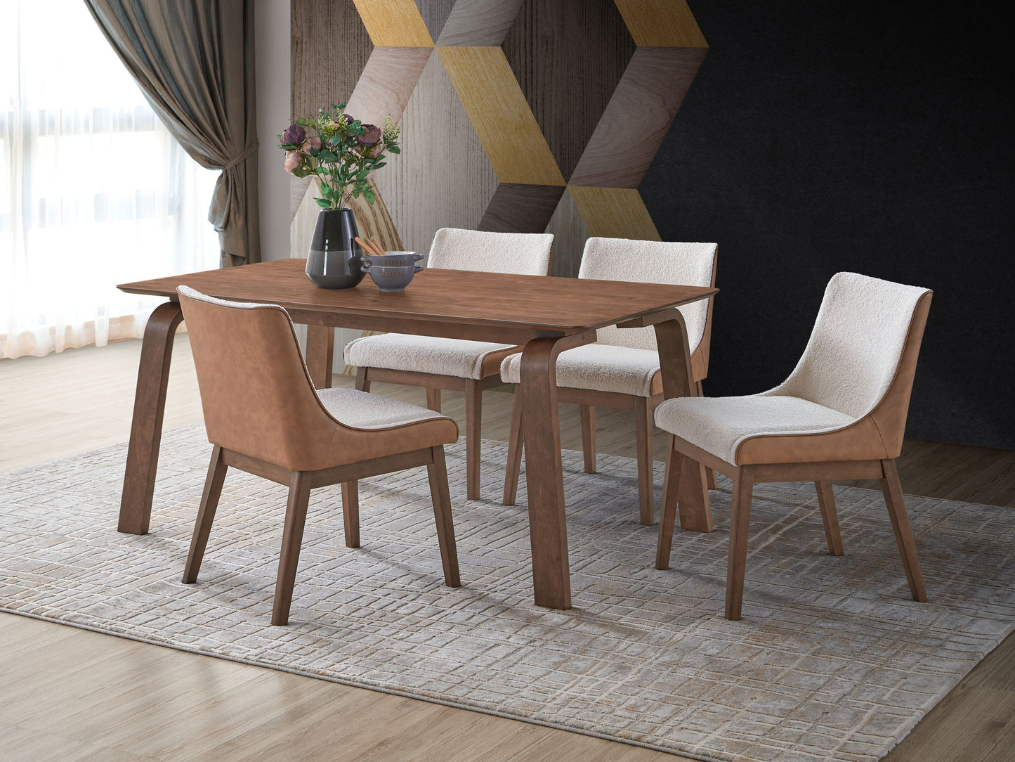 Ginny - Dining Table - Walnut Acme