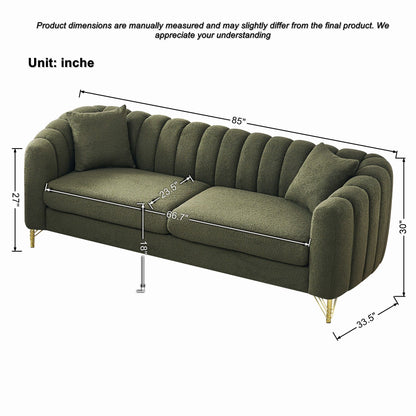 Tufted Oversized Sofa For Living Spaces Home Essentials