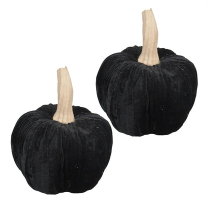 Velvet Pumpkin Large, For Holiday Halloween Decor Daily Nest