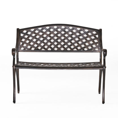 Spencer - Cast Bench - Copper Noble House