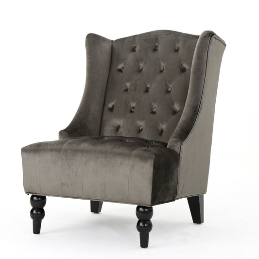 Toddman - Hi - Back Club Chair With Elegant Design Noble House