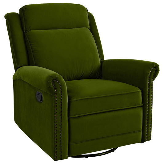 360 Degrees Swivel Recliner Manual Rocking Recliner Home With Adjustable Backrest Noble House