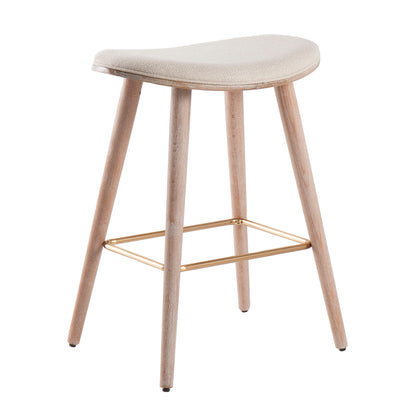 Saddle - Contemporary Counter Stool (Set of 2) Lumi Source