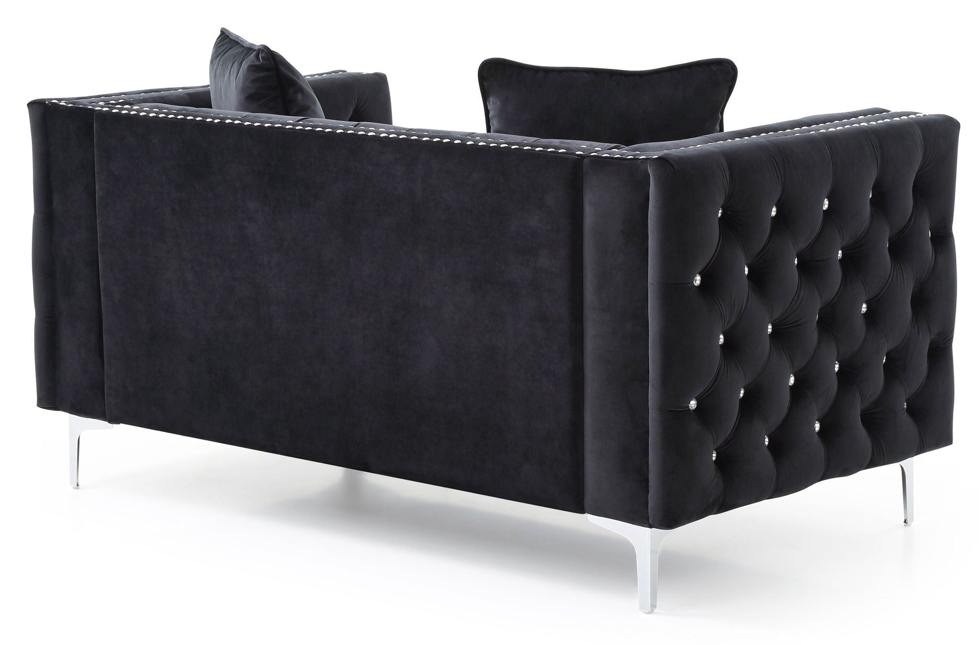 Elegant Track Arm Loveseat Glory Furniture