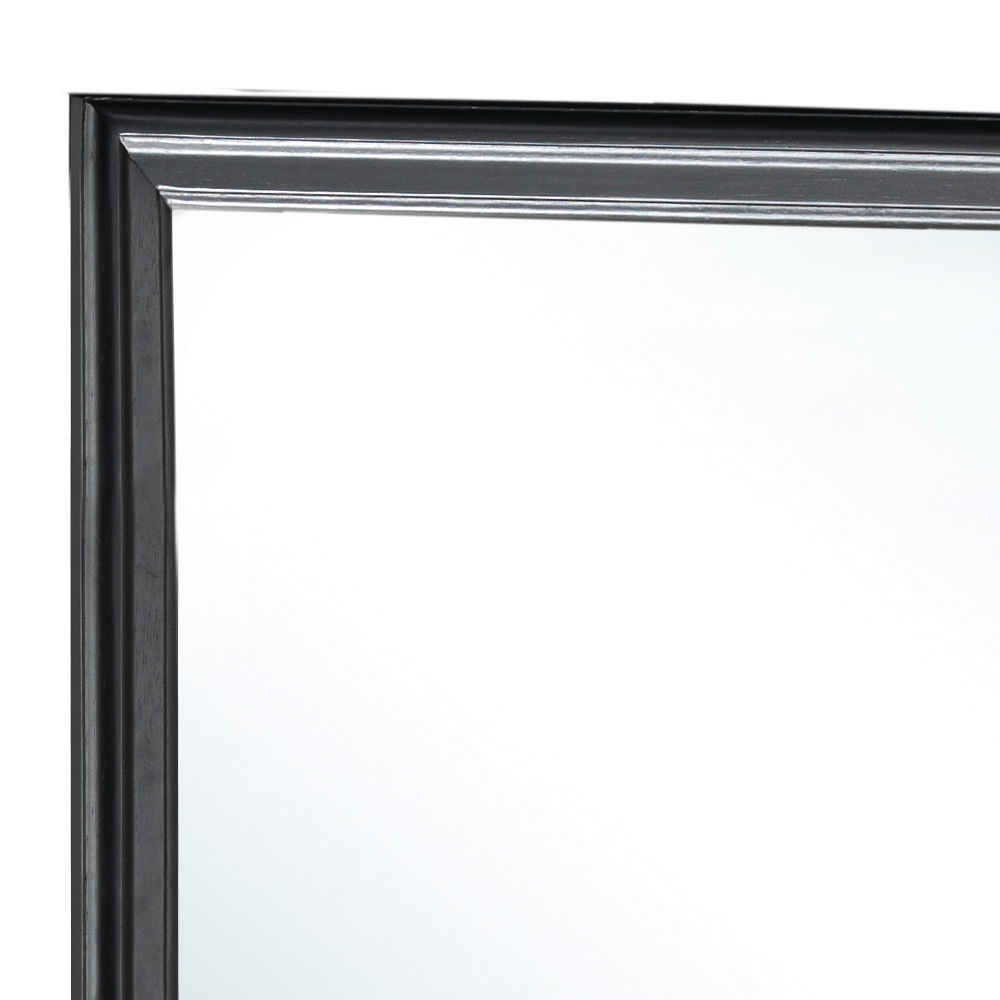 Elegant Traditional Wall Mirror - Black Glory Furniture
