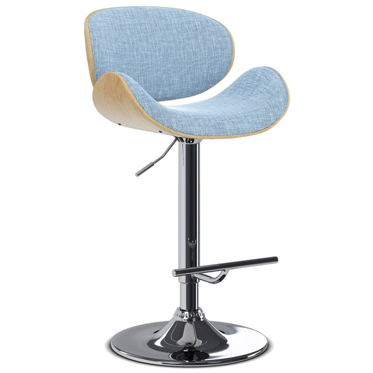Marana - Handcrafted Bentwood Adjustable Swivel Bar Stool Simpli-Home