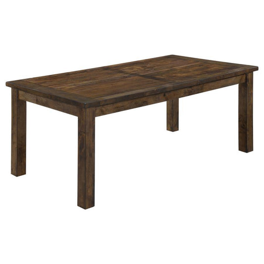 Coleman - Rectangular Dining Table - Rustic Golden Brown CoasterEveryday