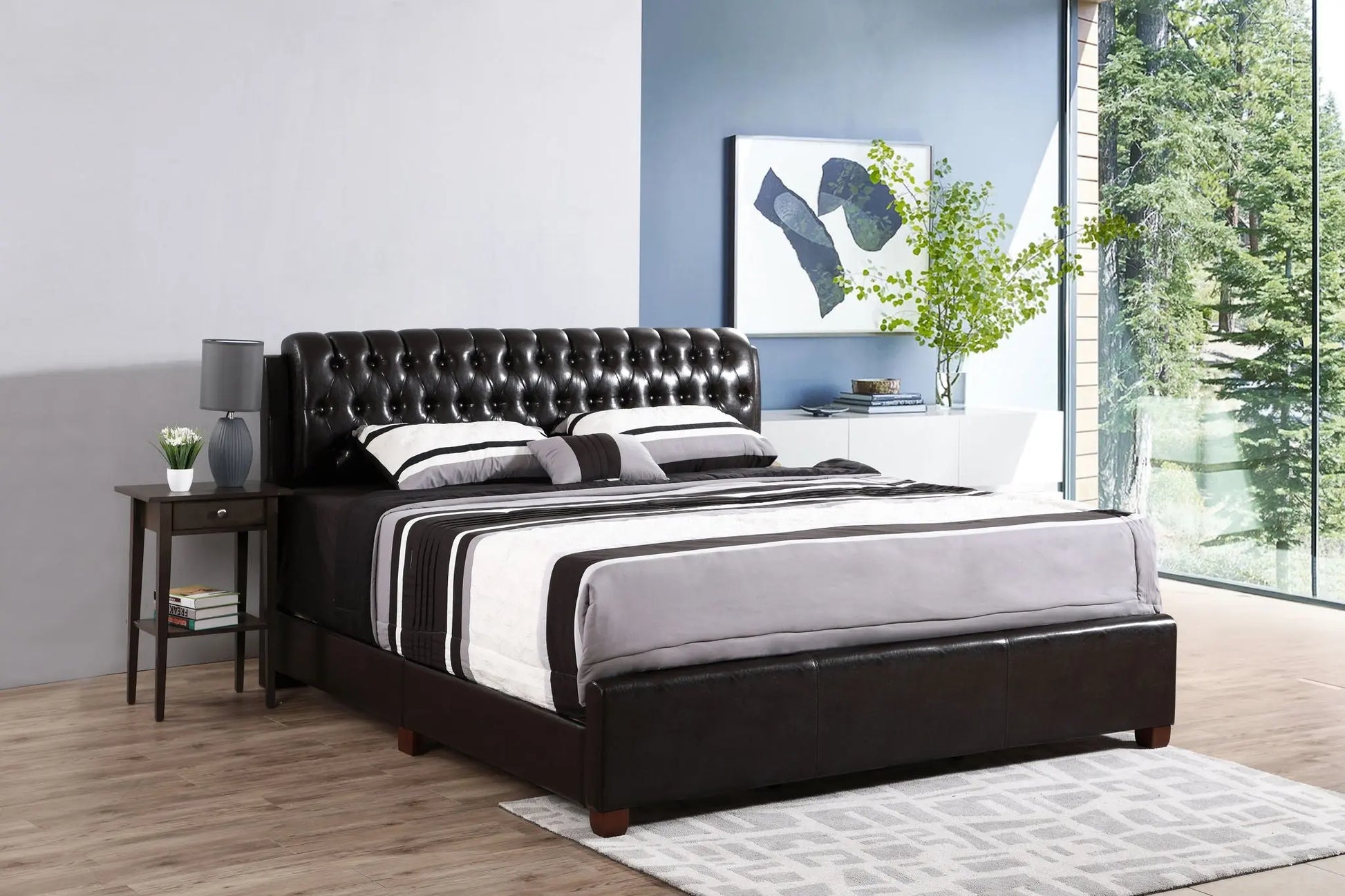 Marilla - King Bed - Dark Brown Glory Furniture