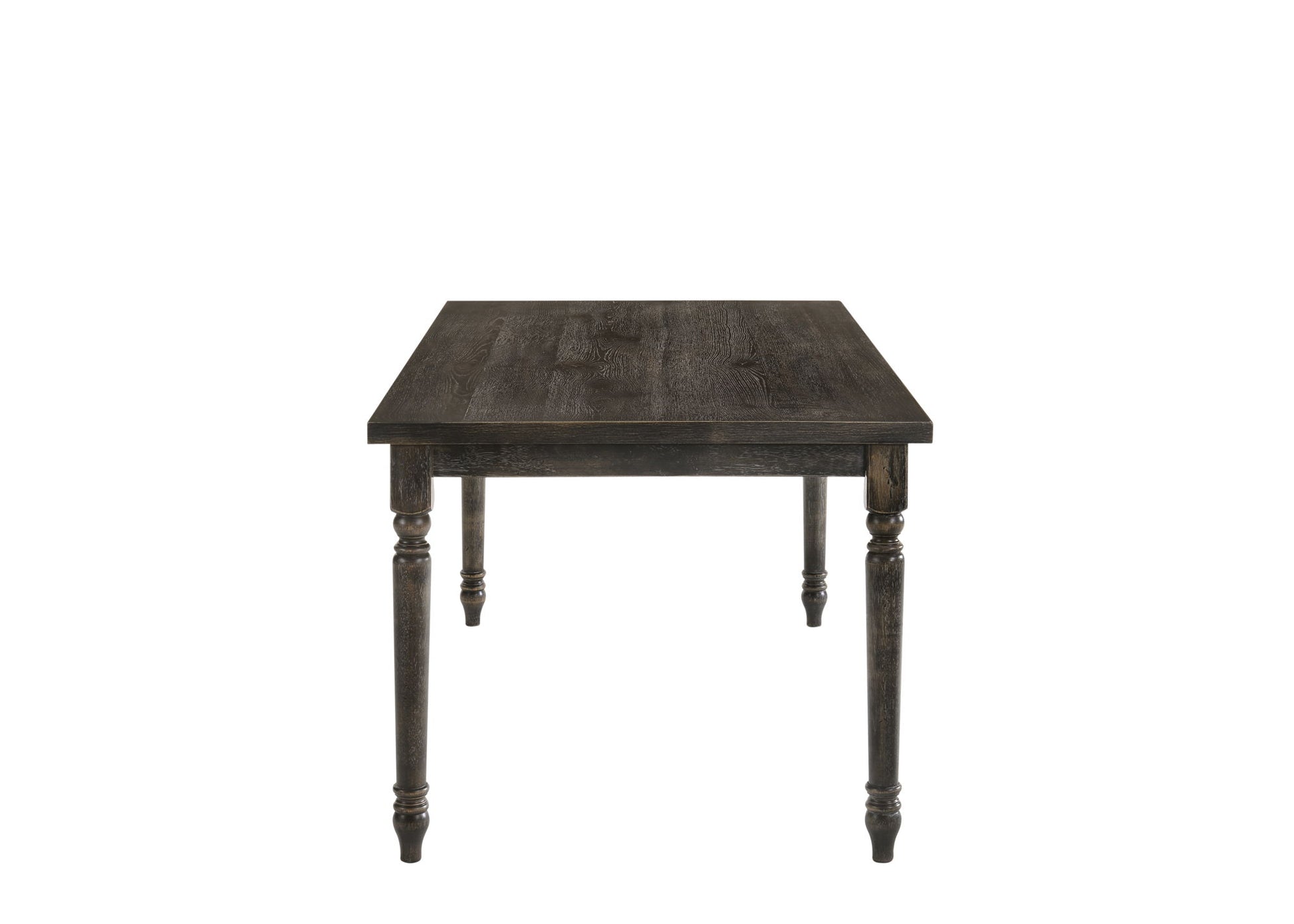 Claudia II - Weathered 7 Pieces Dining Room Set - Gray Acme